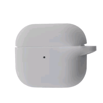 Чохол Silicone для Airpods 3 (Gray)-0