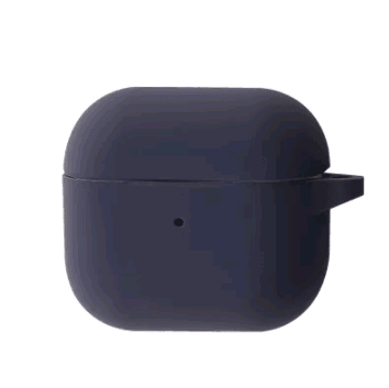 Чохол Silicone для Airpods 3 (Dark gray)-0