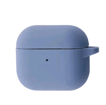Чохол Silicone для Airpods 3 (Lavander gray)-0