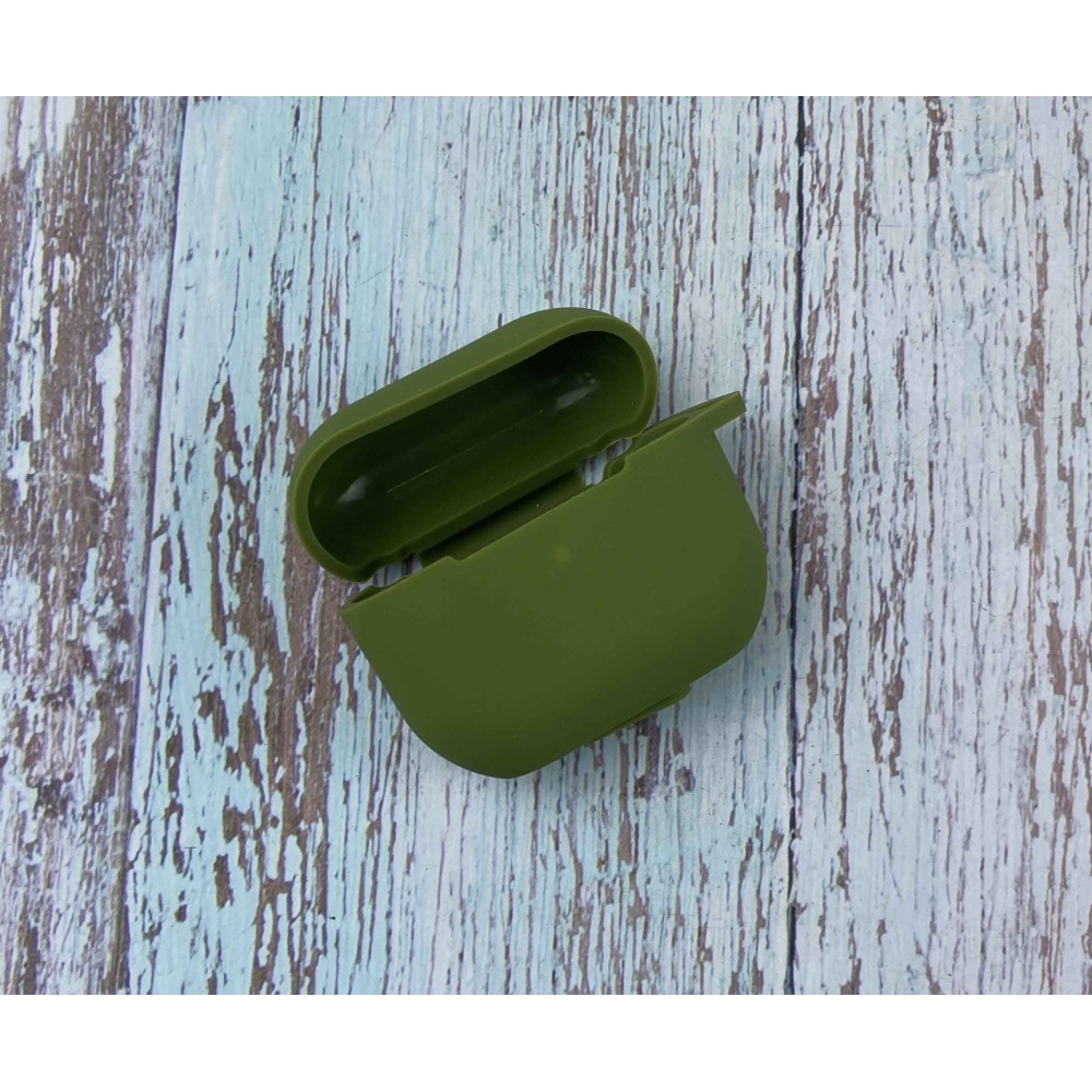 Чохол Silicone для Airpods 3 (Army green)-0