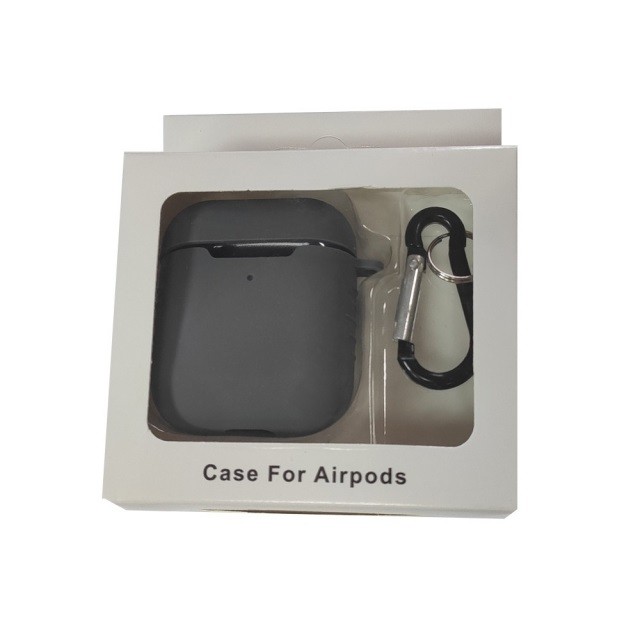 Silicone Case для Airpods 1/2  (Gray)-0