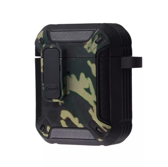 Чохол Camo Protect для AirPods 1/2 (black/green)-0