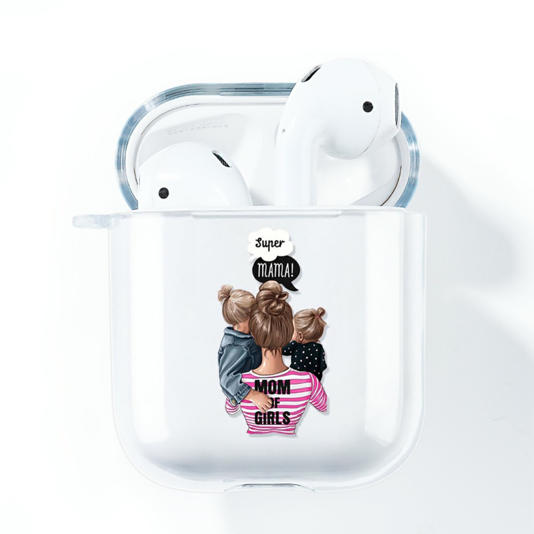 Чохол Max Capa для AirPods 1/2  "Mom of girls"-0