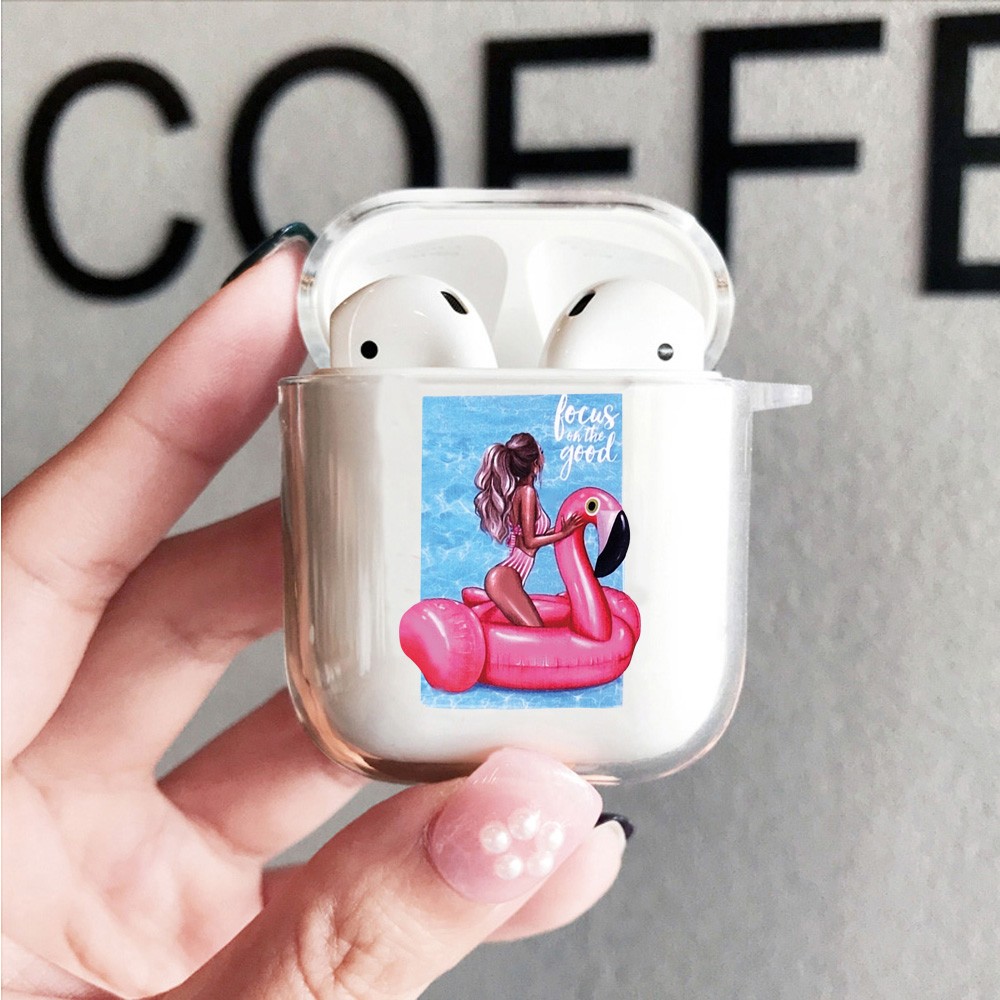 Чохол Max Capa для AirPods 1/2  "Дівчина на морі"-0