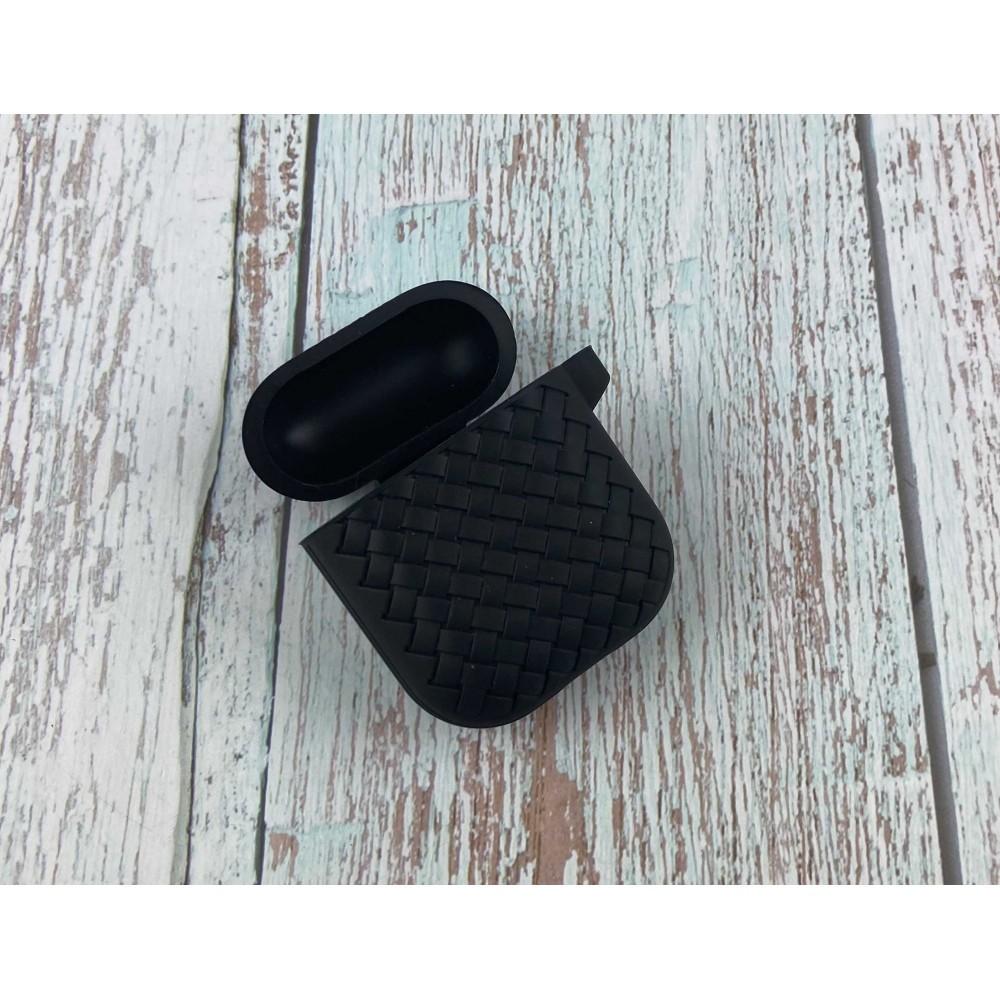 Чохол Bottega для AirPods 1/2 (Black)-0