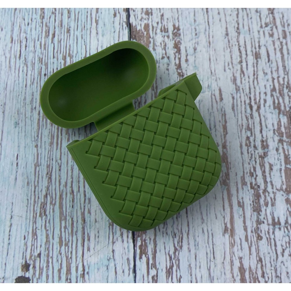 Чохол Bottega для AirPods 1/2 (Green)-0