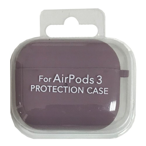 Silicone Case для Airpods 3 з мікрофіброю (Lilac Pride)-0
