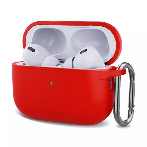 Силіконовий футляр для AirPods Pro 2 Red-0