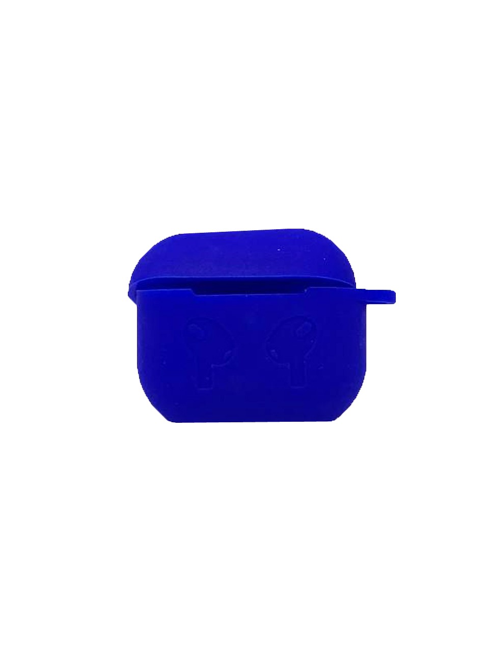 Чохол для AirPods 3 Silicone Case Logo + карабін  (Electric)-0