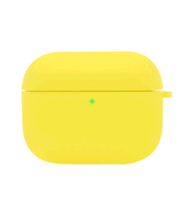 Silicone Case для Airpods 3 з мікрофіброю (Yellow)-0