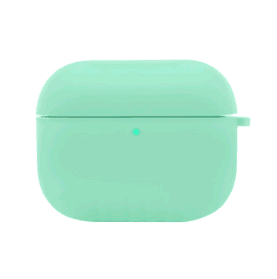 Silicone Case для Airpods 3 з мікрофіброю (Mint)-0