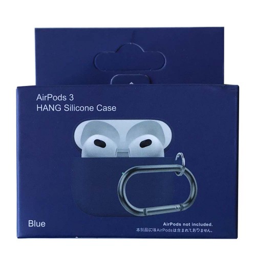 Чохол Silicone для Airpods 3 (Blue)-0