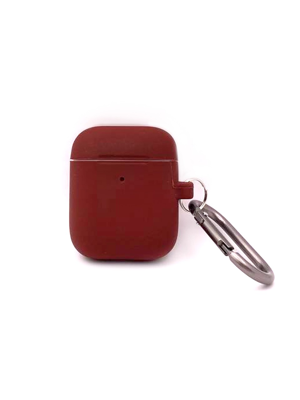 Silicone case для AirPods Logo new carbine (Marsala)-0