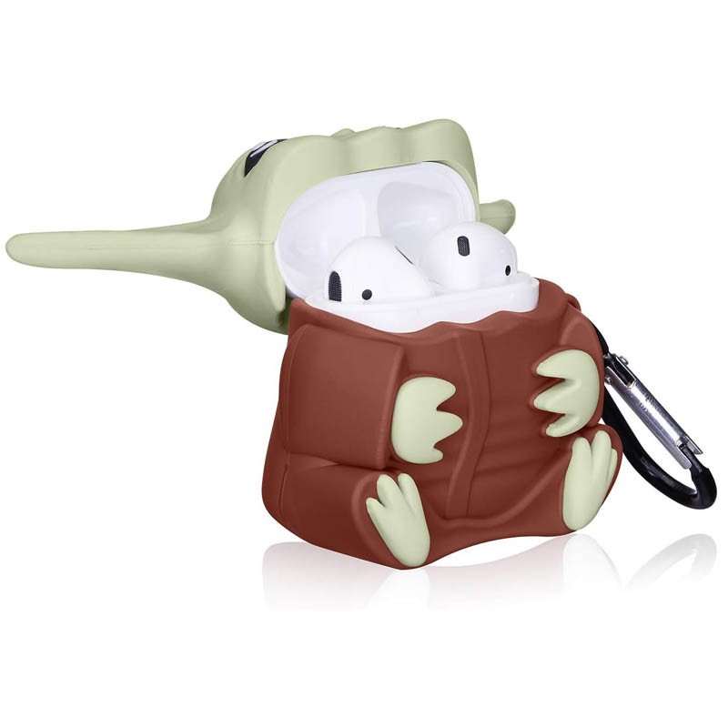 Чохол TOYS для Airpods 1/2 Йода (коричневий)-1