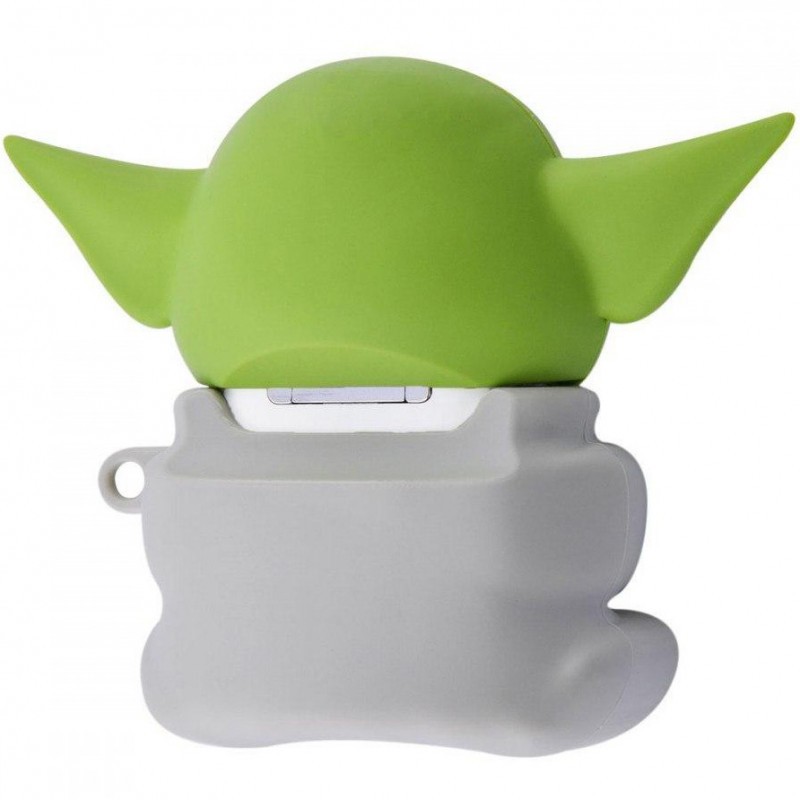 Чохол TOYS для Airpods 1/2 Йода (сірий)-1