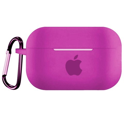 Чохол для AirPods Pro 2 Silicone Case Logo (Barbie pink)-0