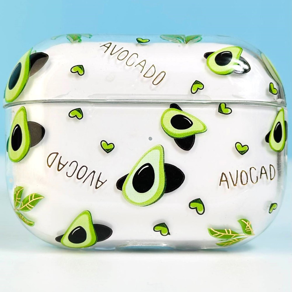 Чохол Clear Case Design для AirPods 3 (Авокадо)-0