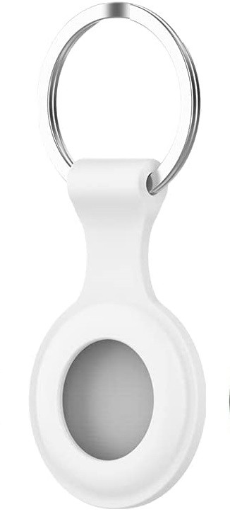 Брелок силіконовий для AirTag / AirTag 2 White-0