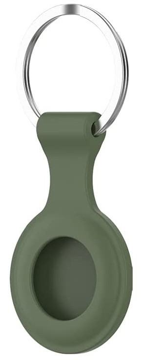 Брелок силіконовий для AirTag Army green-0
