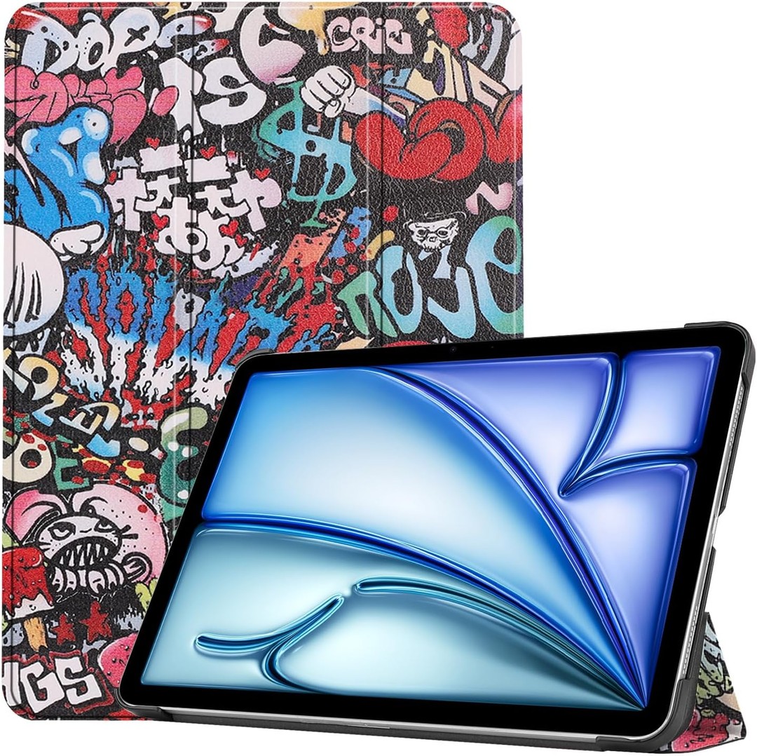 Чохол-книжка BeCover Smart Case для Apple iPad Air 11" M2 2024 Graffiti-1