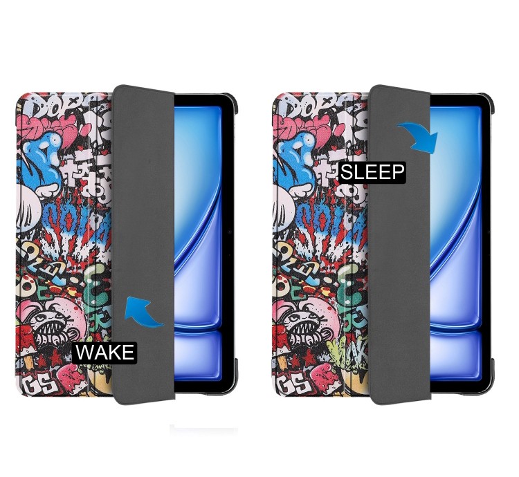 Чохол-книжка BeCover Smart Case для Apple iPad Air 11" M2 2024 Graffiti-5