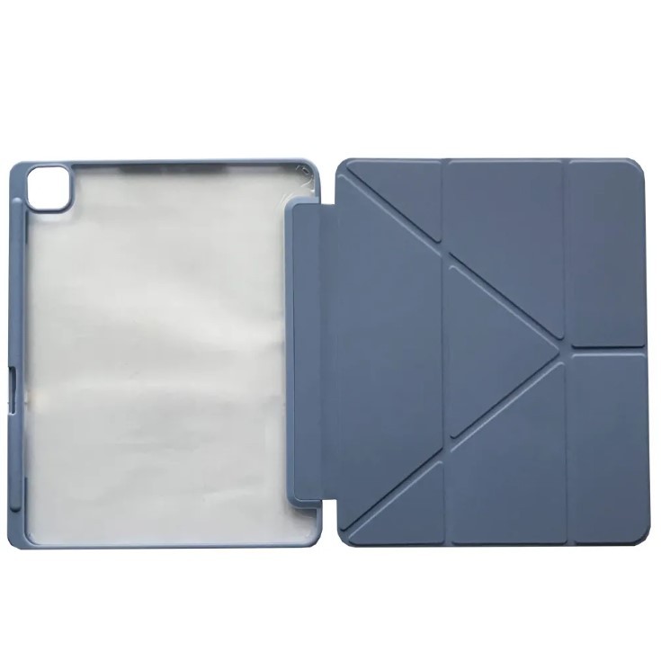 Чохол Smart Case Clear+stylus для iPad Pro 11 (2024) Purple-0