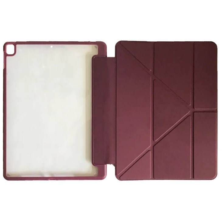 Чохол Smart Case Clear+stylus для iPad 10.2 (2019/2020/2021) / pro 10.5 (2017) / Air 10.5 Rose Red-0
