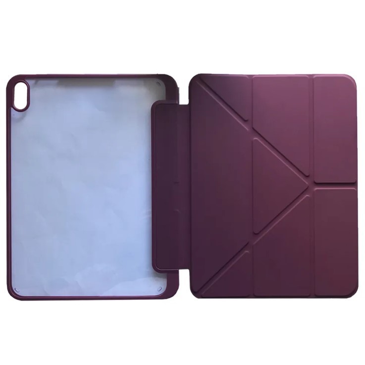 Чохол Smart Case Clear+stylus для iPad Air 11" 2025/2024 / Air 4 10.9/Air 5 10.9 Marsala-0