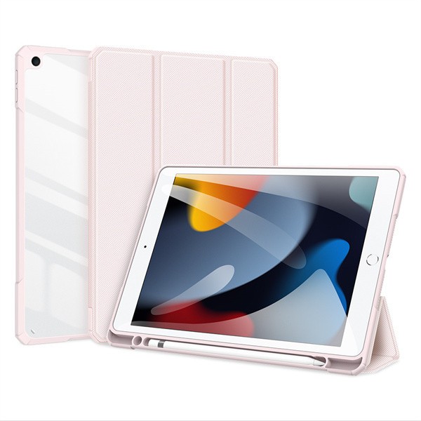 Dux Ducis Toby для iPad 7/8/9 10.2 (With Apple Pencil Holder) (pink)-0