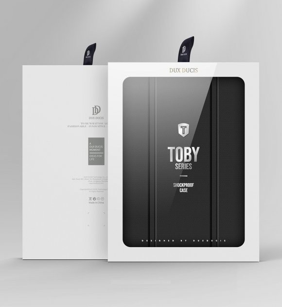 Dux Ducis Toby для iPad 7/8/9 10.2 (With Apple Pencil Holder) (black)-3