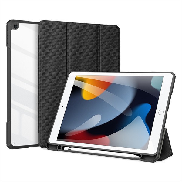Dux Ducis Toby для iPad 7/8/9 10.2 (With Apple Pencil Holder) (black)-0