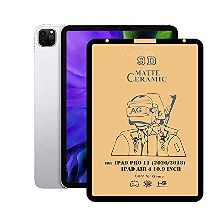 Гнучке скло Ceramic MATT для  iPad 10 10.9 2022 / iPad 11" A16 2025 (A3354 / A3355 / A3356) матове з чорною рамкою (м`яка упаковка)-0