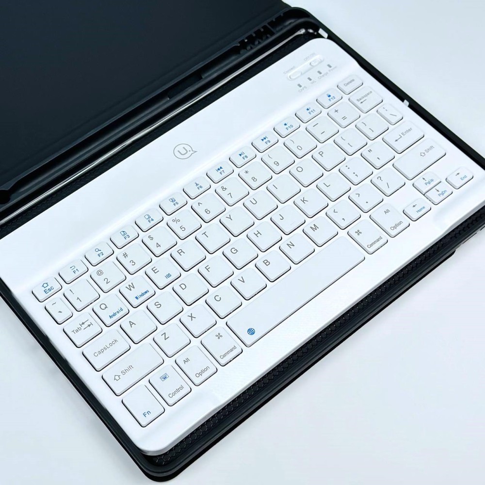 Чохол-клавіатура для iPad 9.7/Air/Air 2 Usams US-BH642 Smart Keyboard Winro 800mAh (Чорно-білий)-2