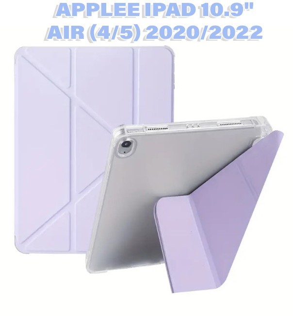 Чохол-книжка TPU Edge BeCover з кріпленням Apple Pencil для Apple iPad 10.9" Purple-0