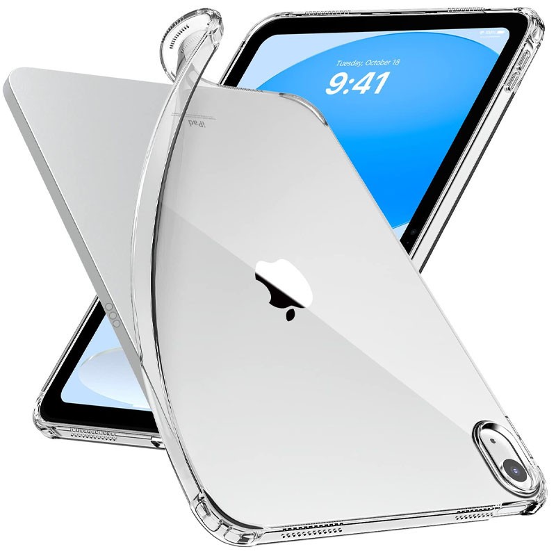 Накладка Silicone Clear для Ipad 10.9 (2022) прозора силіконова-0