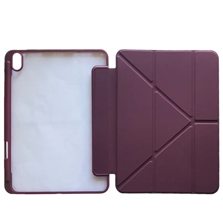 Чохол Smart Case Clear+stylus для iPad Air 4 10.9 / Air 5 10.9 / Pro 11 2018 Rose red-0