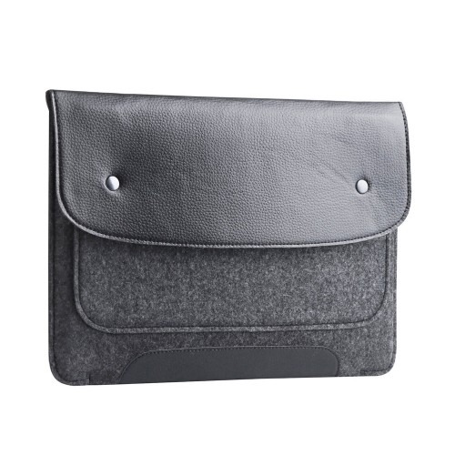 Чохол-конверт FELT BAG з карманом на кнопках для MacBook 12"/13.3"-0