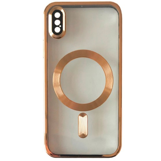 Накладка SHINING Camera MagSafe для iPhone X/Xs Gold-0