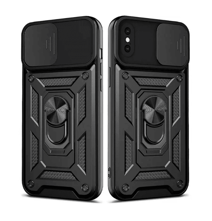 Чохол Camshield Serge Ring для IPhone X / Xs  чорний-0