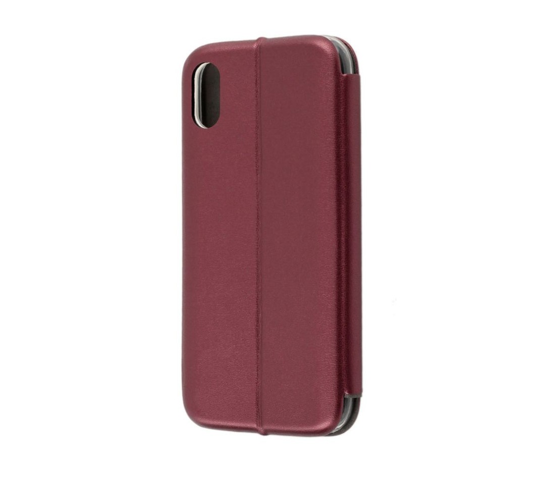 Книжка Premium для IPhone X/Xs бордова-1