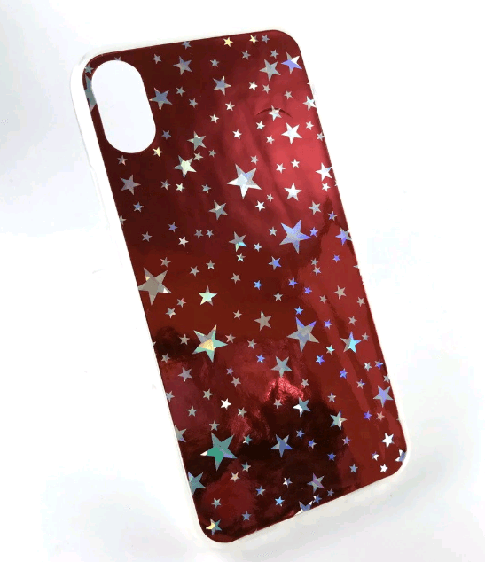 Накладка  Star для iPhone X/Xs червона-0