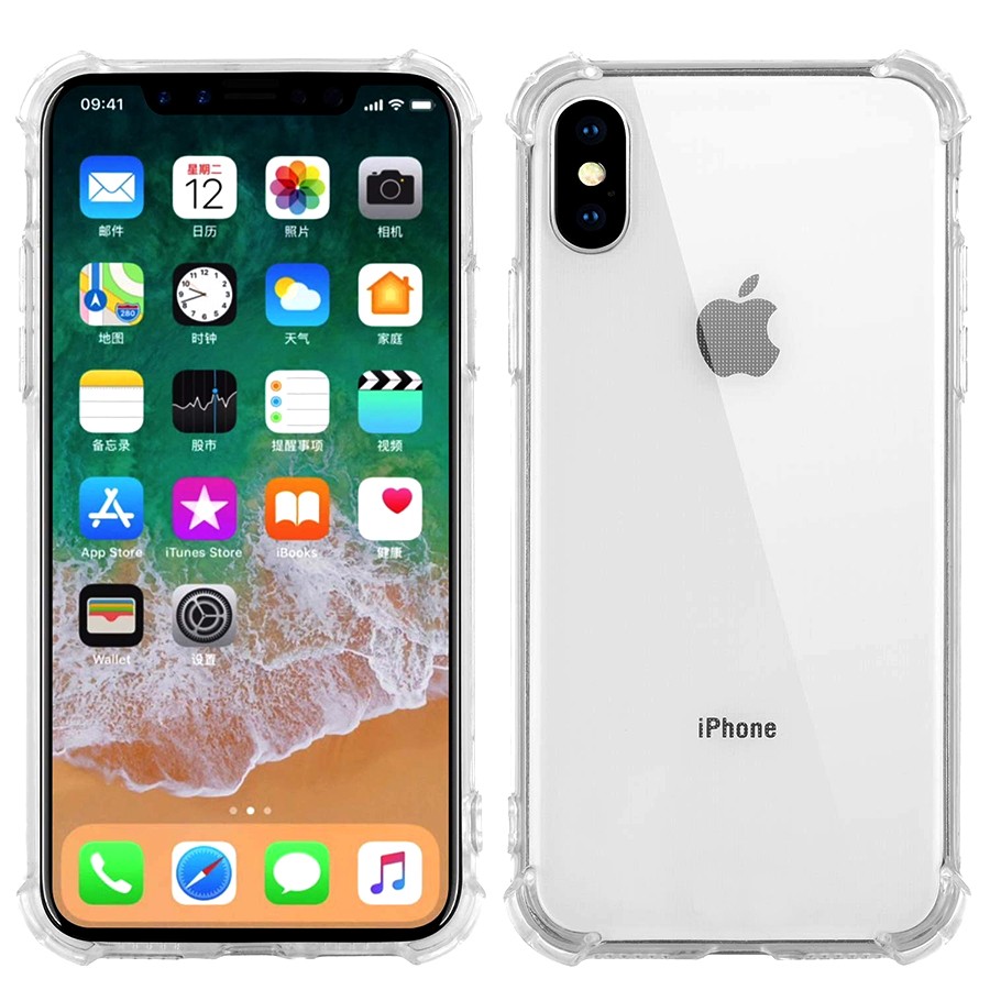 Чоxол WXD для IPhone Xs Max протиударний прозорий-0