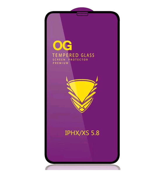 Захисне скло CCBBK для IPhone 11 pro/X/Xs з чорною рамкою-0