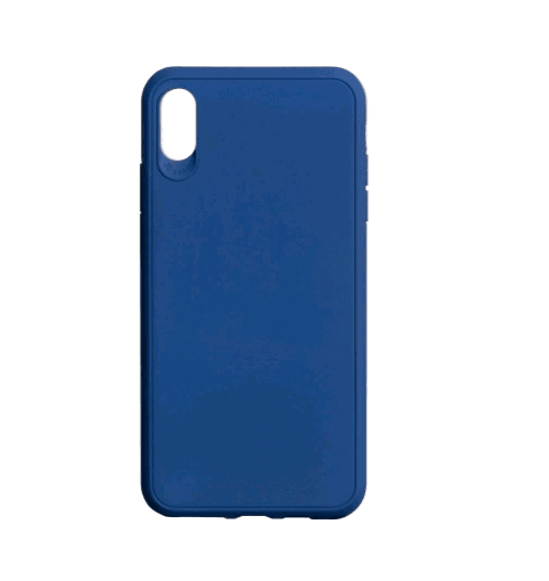 Накладка TPU Logo для Iphone X/Xs синя-0