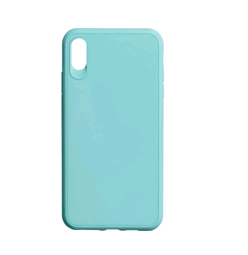 Накладка TPU Logo для Iphone Xr бірюзова-0