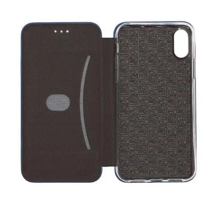Книжка Premium для IPhone X/Xs темно-синя-2