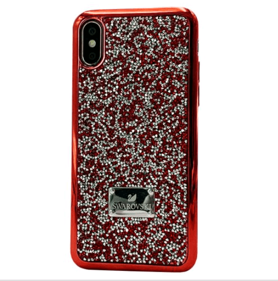 Накладка Grainy Diamonds для IPhone X/Xs червона-0