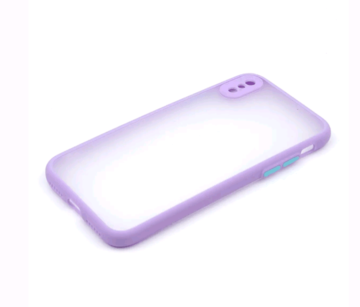 Накладка Totu Gingle Camera для IPhone X/Xs  Фіолетова-0