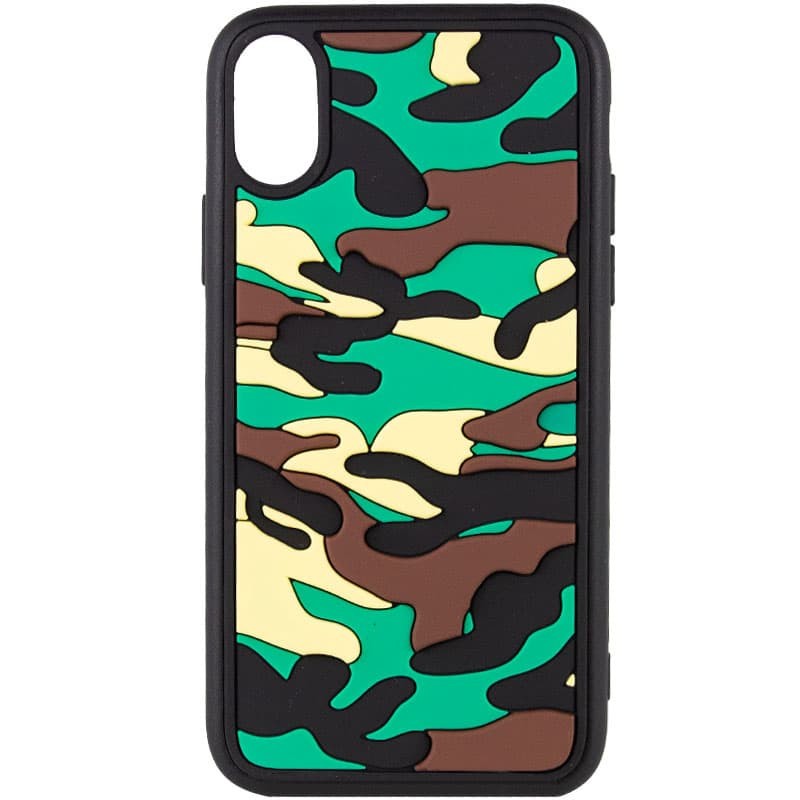 Накладка Army Collection для iPhone X/XS (5.8") зелена-0