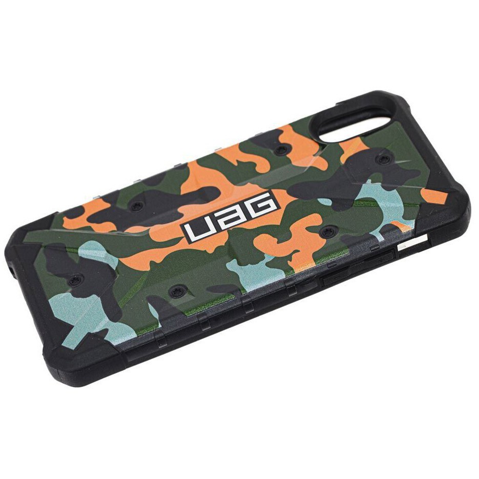 Накладка UAG  для Apple iPhone X / XS (5.8") (Камуфляж, помаранчевий)-1